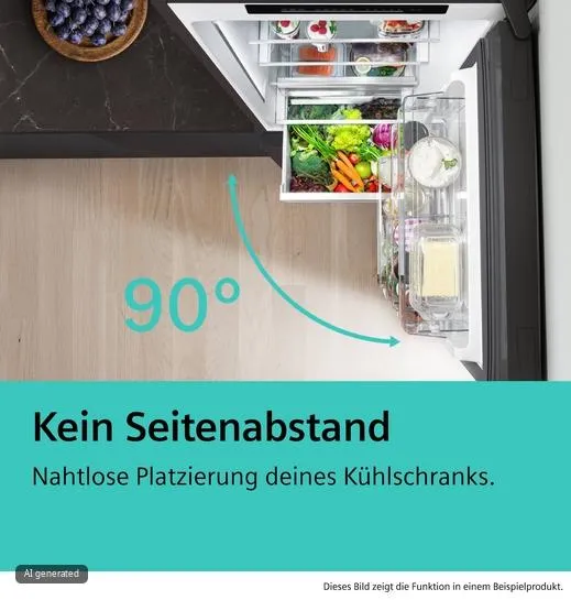 iQ500 Freistehende Kühl-Gefrier-Kombination mit Gefrierbereich unten 203 x 60 cm Gebürsteter schwarzer Stahl AntiFingerprint KG39NAXAG