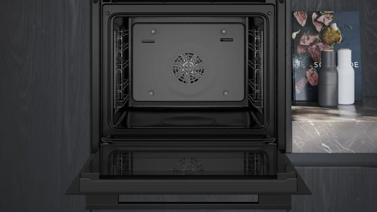 iQ700 Einbau-Backofen 60 x 60 cm Schwarz, Edelstahl HB734G1B1