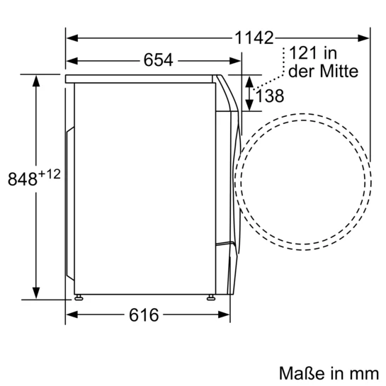 Serie 8 Waschtrockner 9/6 kg max. 1400 U/min. WNC244070