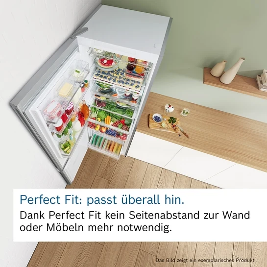Serie 4 Freistehender Kühlschrank 186.2 x 59.5 cm Weiß KSN36VWCG