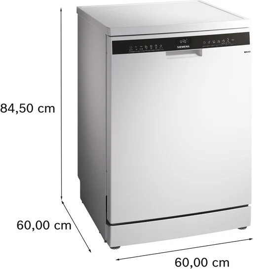 iQ300 Freistehender Geschirrspüler 60 cm Weiß SN23EW03ME