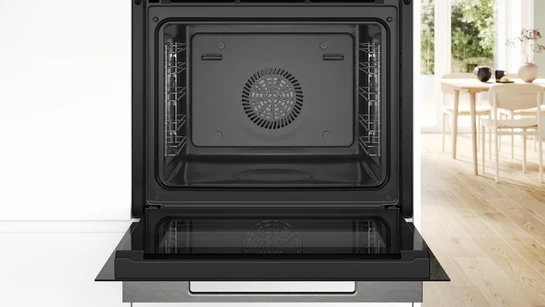 Serie 8 Einbau-Dampfbackofen 60 x 60 cm Schwarz HSG7364B1