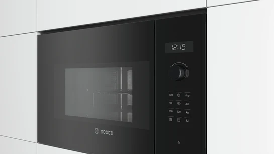 Serie 6 Einbau-Mikrowelle mit Grill Schwarz BEL554MB0