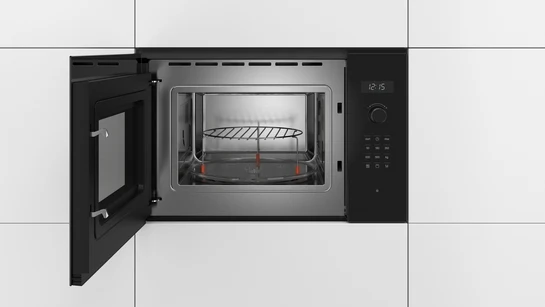 Serie 6 Einbau-Mikrowelle mit Grill Schwarz BEL554MB0
