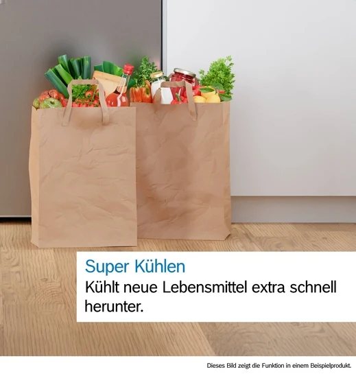 Serie 6 Freistehender Kühlschrank 186.2 x 59.5 cm Inox KSN36AICM