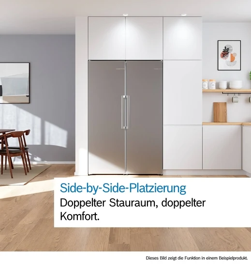 Serie 6 Freistehender Kühlschrank 186.2 x 59.5 cm Inox KSN36AICM