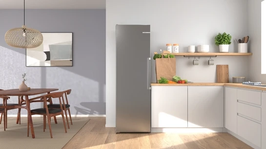 Serie 6 Freistehender Kühlschrank 186.2 x 59.5 cm Inox KSN36AICM