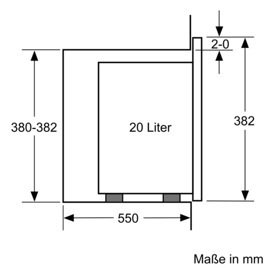 Serie 6 Einbau-Mikrowelle Schwarz BFL524MB0