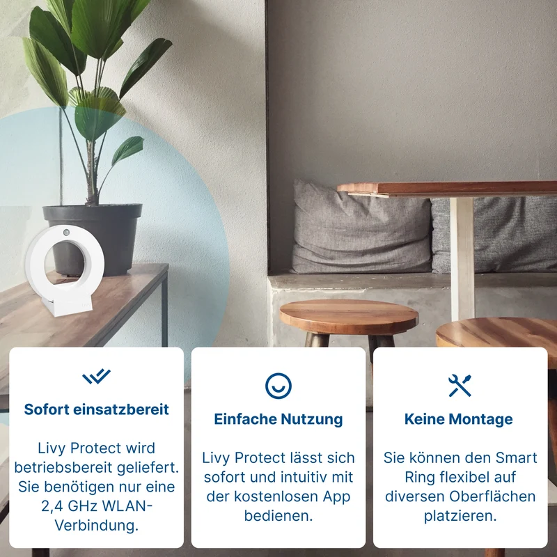 1 Kaufen + 1 Gratis // Livy Protect + Tischhalterung inkl. 12 Monate Livy Plus