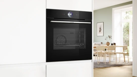 Serie 8 Einbau-Backofen 60 x 60 cm Schwarz HBG7363B1