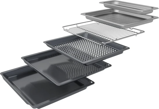 Serie 8 Einbau-Dampfbackofen 60 x 60 cm Schwarz HSG7361B1